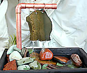 hanging slate fountain