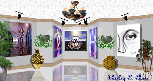 I made this in the computer by using paintshop software