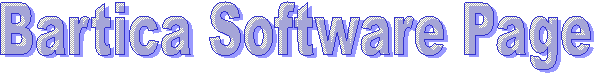 Bartica Software Page 