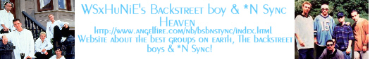 WSxHuNiE's Backstreet Boys & *N Sync Heaven
