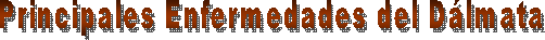 Principales Enfermedades del D�lmata