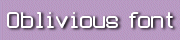 Oblivious Font