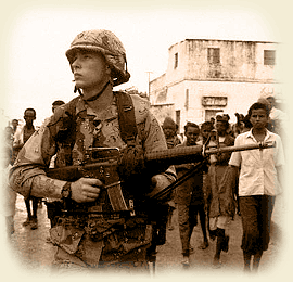 US Marines in Mogadishu