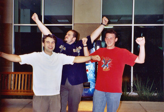 Nightlife at the mall can be exciting...not