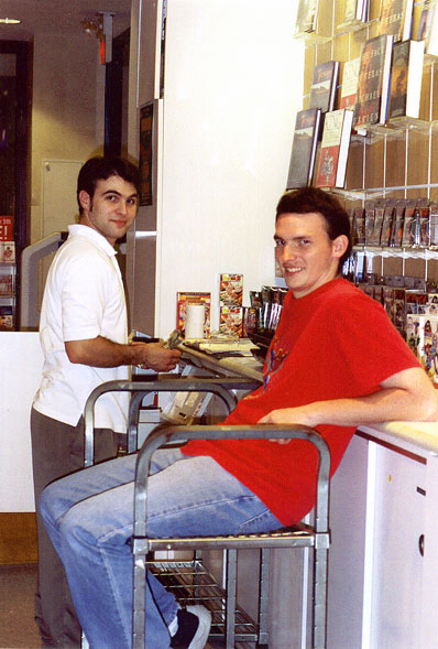 Robert counts down the tills while Jeff shows off his wheels