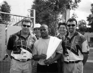 Anthony Thomson,
Maurice Green and Mick Reyn