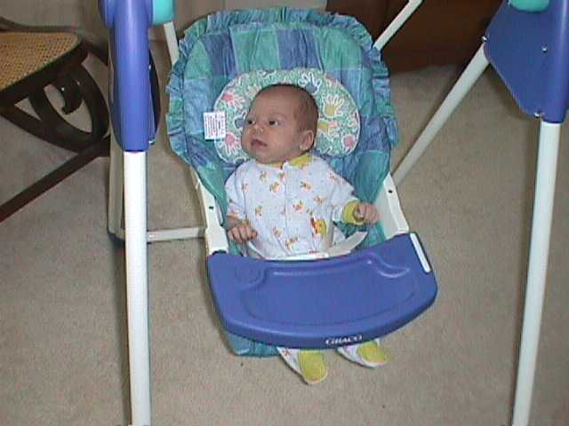 Adam in his swing