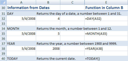 datefunctions