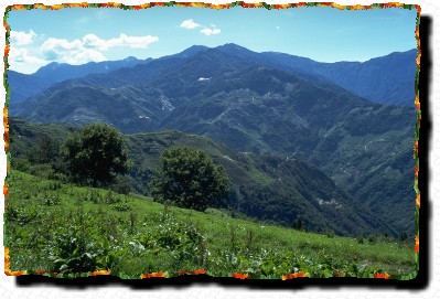 Hill with a view of a mountain