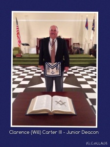 Will Carter, Junior Deacon, 2015