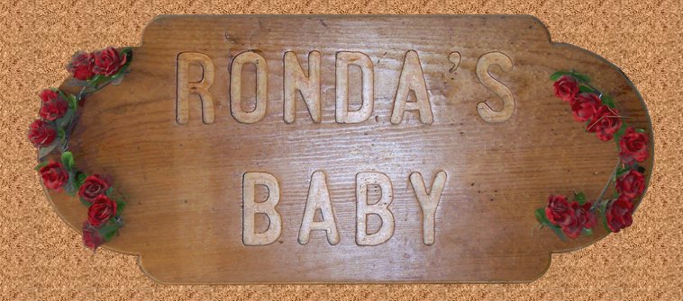 Baby's Stall Sign