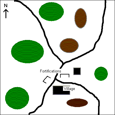 Map of the Battle