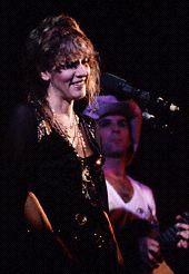 Stevie and Lindsey at the Hollywood Bowl, 1980.  You can identify this show by Lindsey's hat!