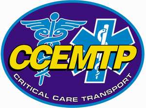 Critical Care Paramedic Patch, link to UMBC CCEMT-P homepage