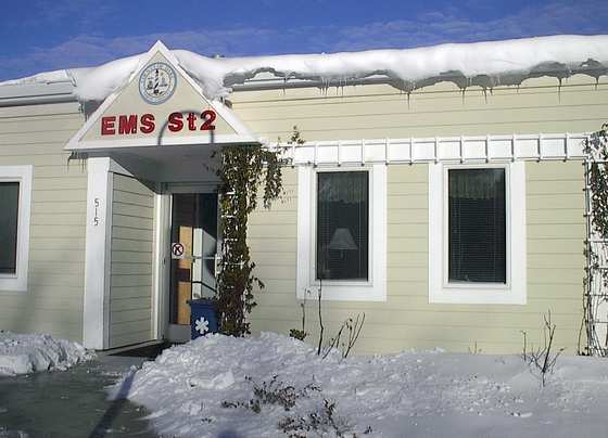 Station two in the snow