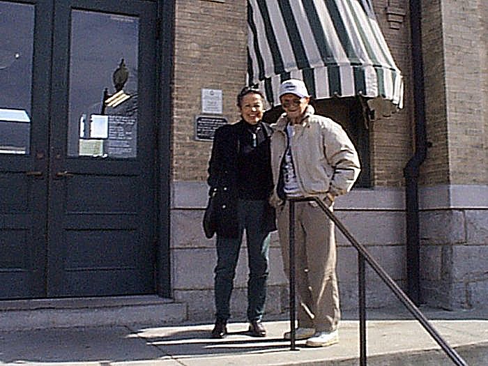 Gramps & Jean outside the Museume