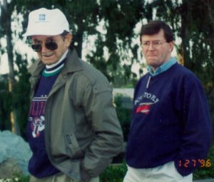 Gramps and Rick, in San Diego