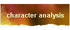 character analysis