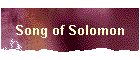 Song of Solomon