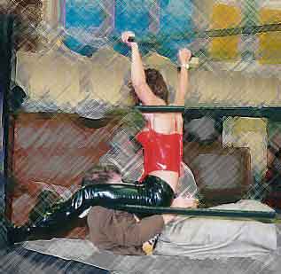 Taking a bronco buster from Tygress