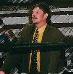 The Pastor with an evil look