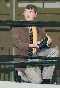 Sneaking into the ring