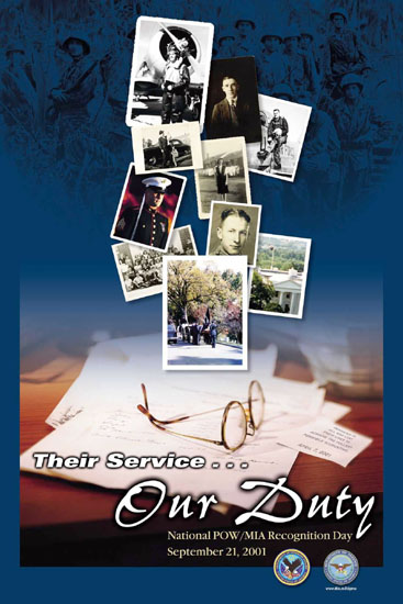 2001 POW/MIA Recognition Day Poster