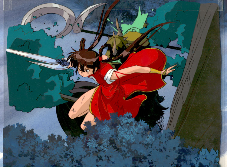 Devil Hunter Yohko anime cels