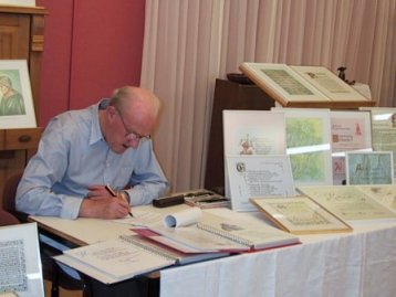 Kalligrafie van Bernard Venderbos uit Zieuwent