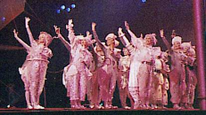 Cast, after Kaganovitch's performance