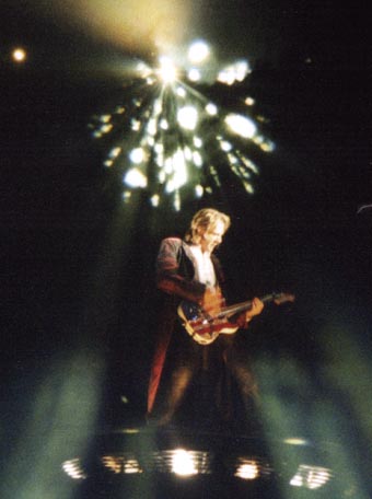 on the flying saucer