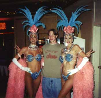 Jess and Showgirls of Folies Bergere