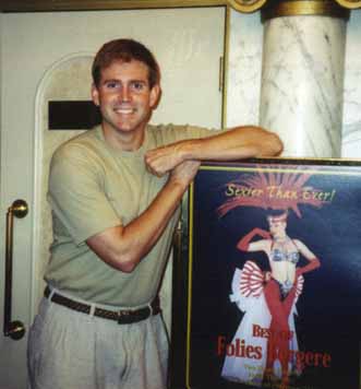 Paul at Folies Begere, July 2001