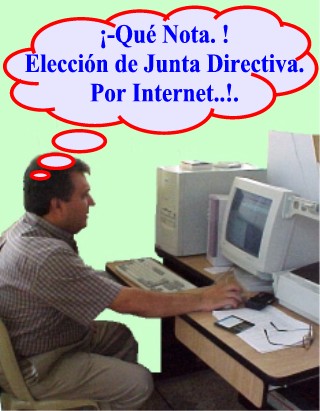 Participando de la votacin por Internet