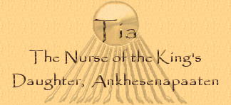 Tia - The Nurse of the King's Daughter, Ankhesenapaaten