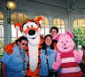 The three of us with Piglet and Tigger