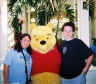 Sarah and Mick with Pooh.
