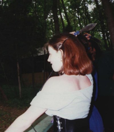 Brenda, knife-throwing...(scary thought!) (NJRF&K)*