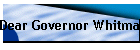 Dear Governor Whitman