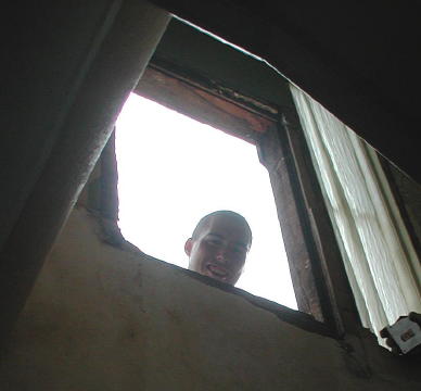 Hey, there's a hole in the wall!