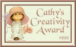 Cathy's creativity award