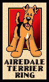 Click here to join The Airedale
Terrier Ring