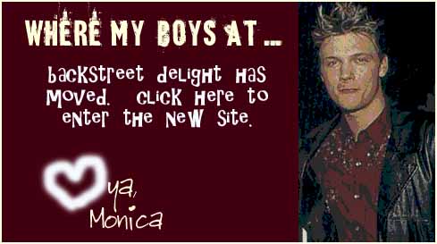 ... enter backstreet delight ...