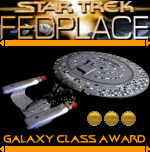 Commander award from =/\= LCARS Star Trek Federation Place =/\=