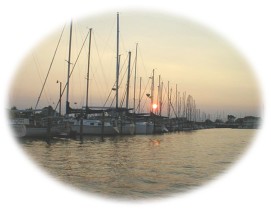 A Sunset Over the Water in NJ