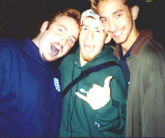Frank, Jamie, and Jay before a Supertones Concert in Ocean City, NJ