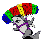 skydiving shark