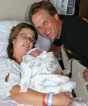 Jackie & Scott Mortensen with baby Brody