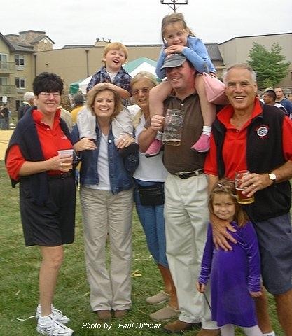 Buffy & John with Family at the 2005 Octoberfest.