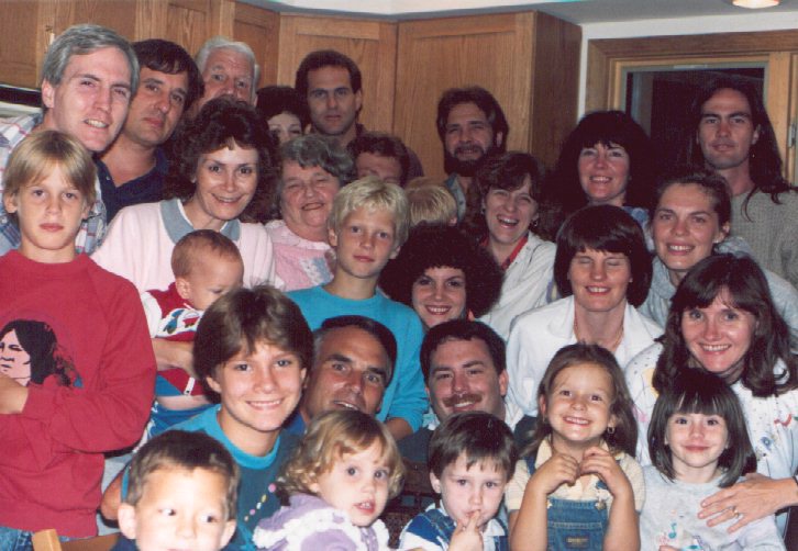 The Parsons Family in Kelly & Lou's Kitchen